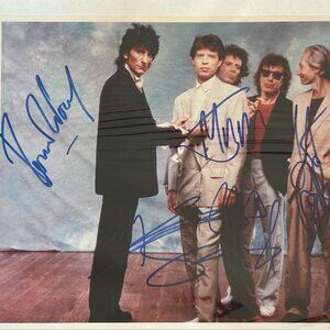AUTOGRAPHED ROLLING STONE PICTURE